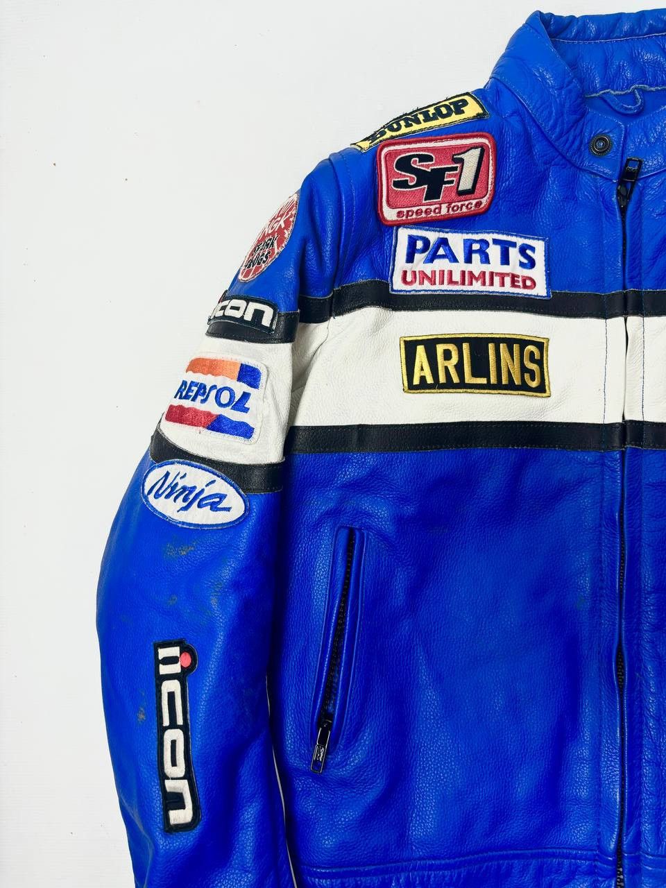 Vintage Ninja Racing leather jacket