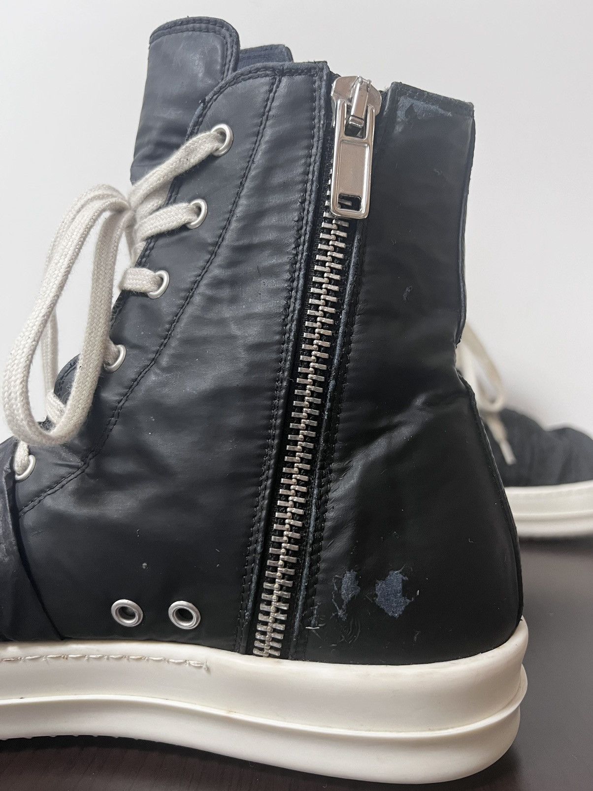 Rick Owens Drkshdw Rick owens drkshdw ramones high top sneakers sz43 Size US 10 / EU 43 - 8 Thumbnail