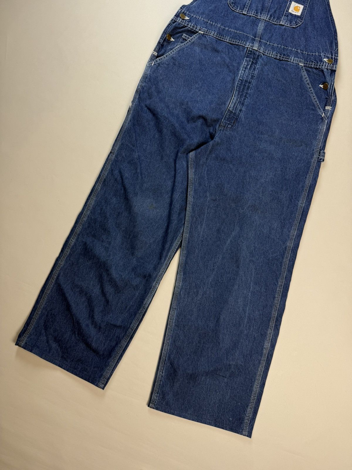 Carhartt Carhartt Men’s Workwear Denim Carpenter Overall Pants Size US 38 / EU 54 - 3 Thumbnail