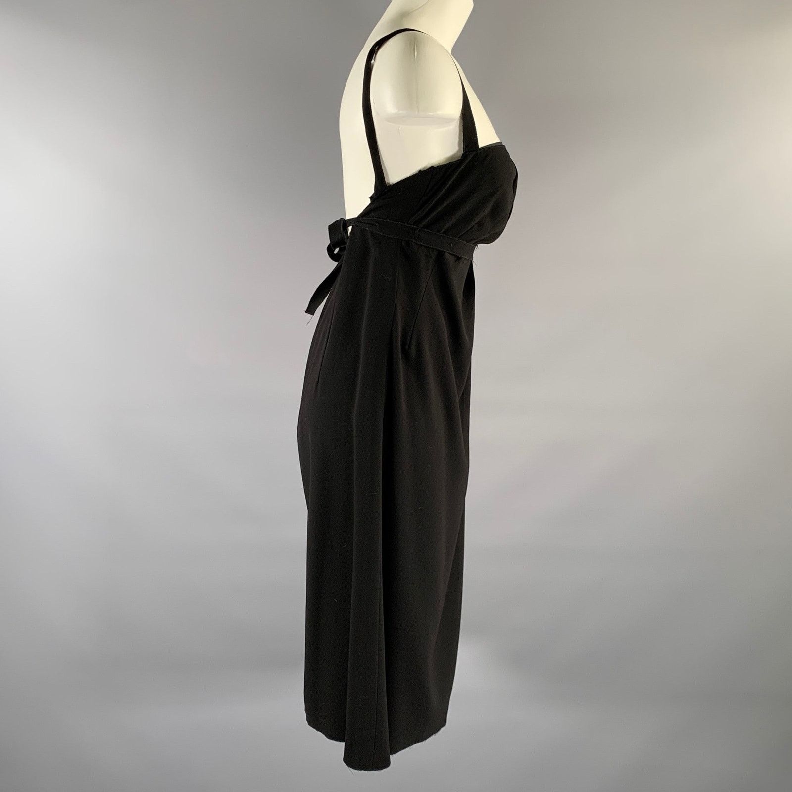 Prada PRADA Size M Crepe P3772 Midi Knee-Length Dress Size M / US 6-8 / IT 42-44 - 3 Thumbnail