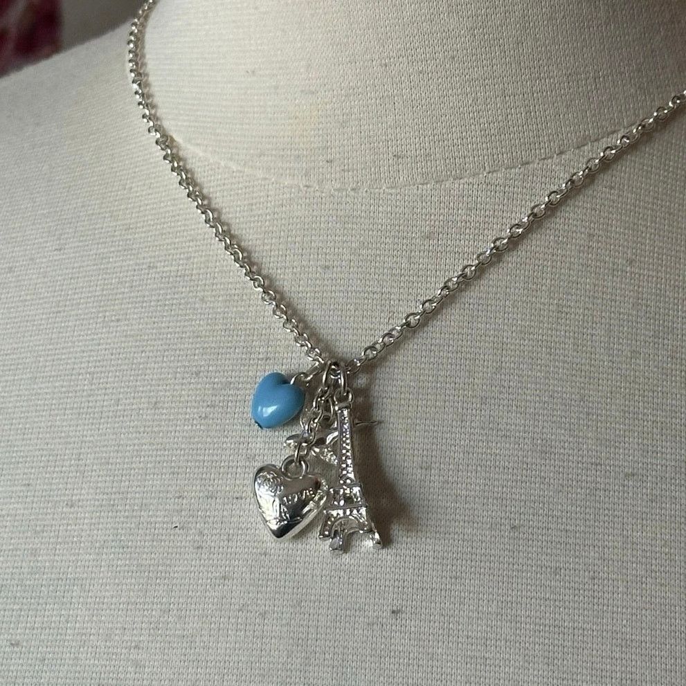 Other Eiffel tower paris heart pendant necklace Size ONE SIZE - 2 Thumbnail