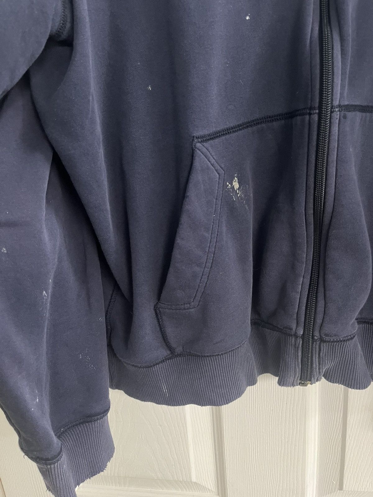 Nike Vintage Nike Zip Up Hoodie Navy Blue Size US XL / EU 56 / 4 - 5 Thumbnail