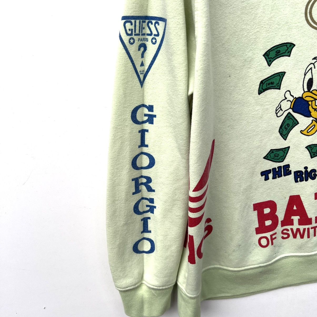 Vintage sweatshirt many brand gucci porsche guess coca cola