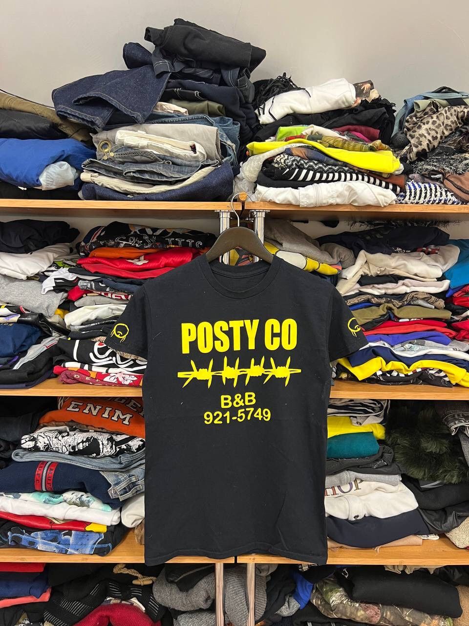 Vintage Posty Co Black Post Malone Beerbongs & Bentleys T-Shirt Size US S / EU 44-46 / 1 - 2 Thumbnail