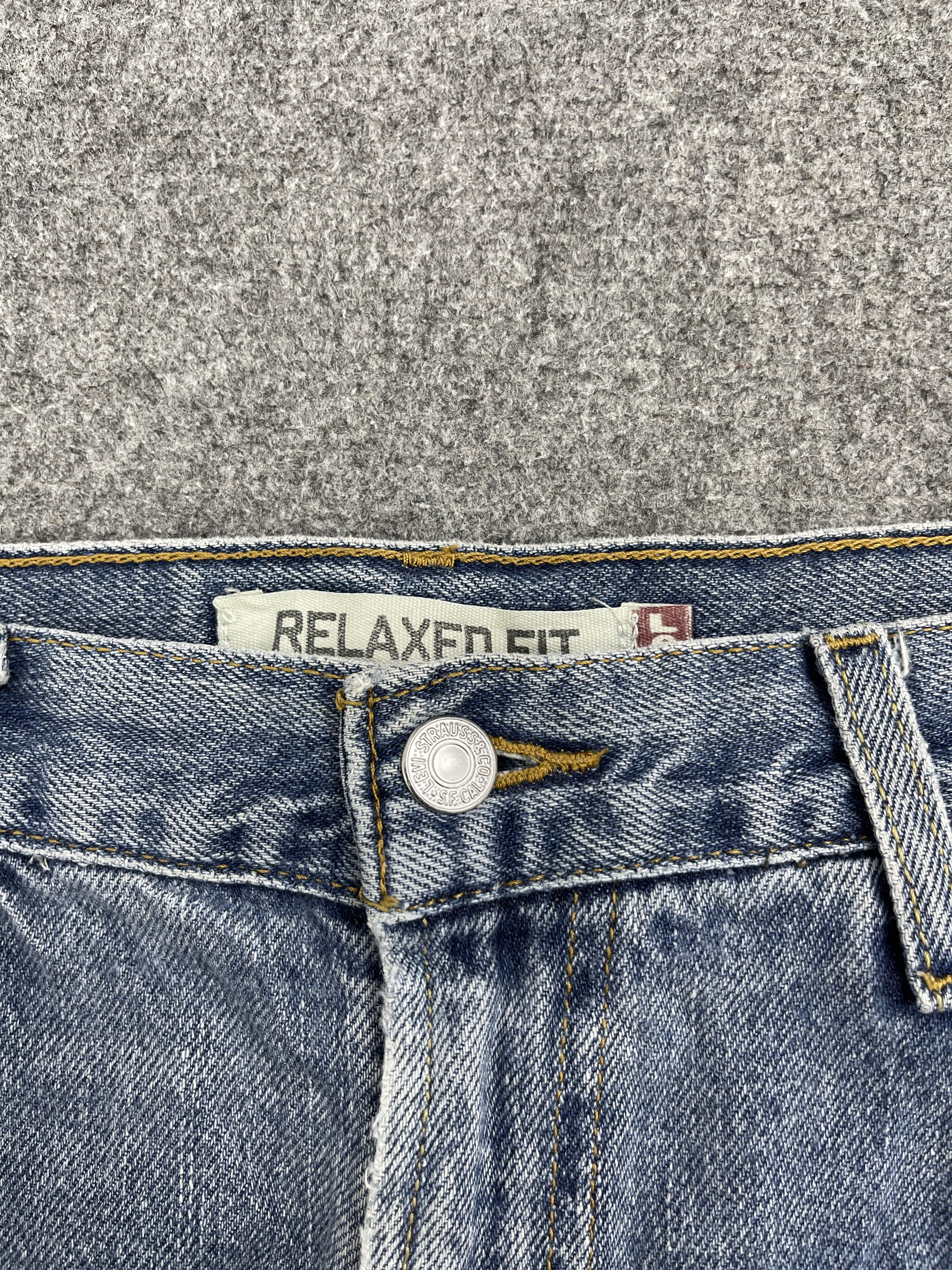 Levi's Vintage Levis 550 Relaxed Fit Faded Blue Jeans DP2578 Size US 32 / EU 48 - 10 Thumbnail