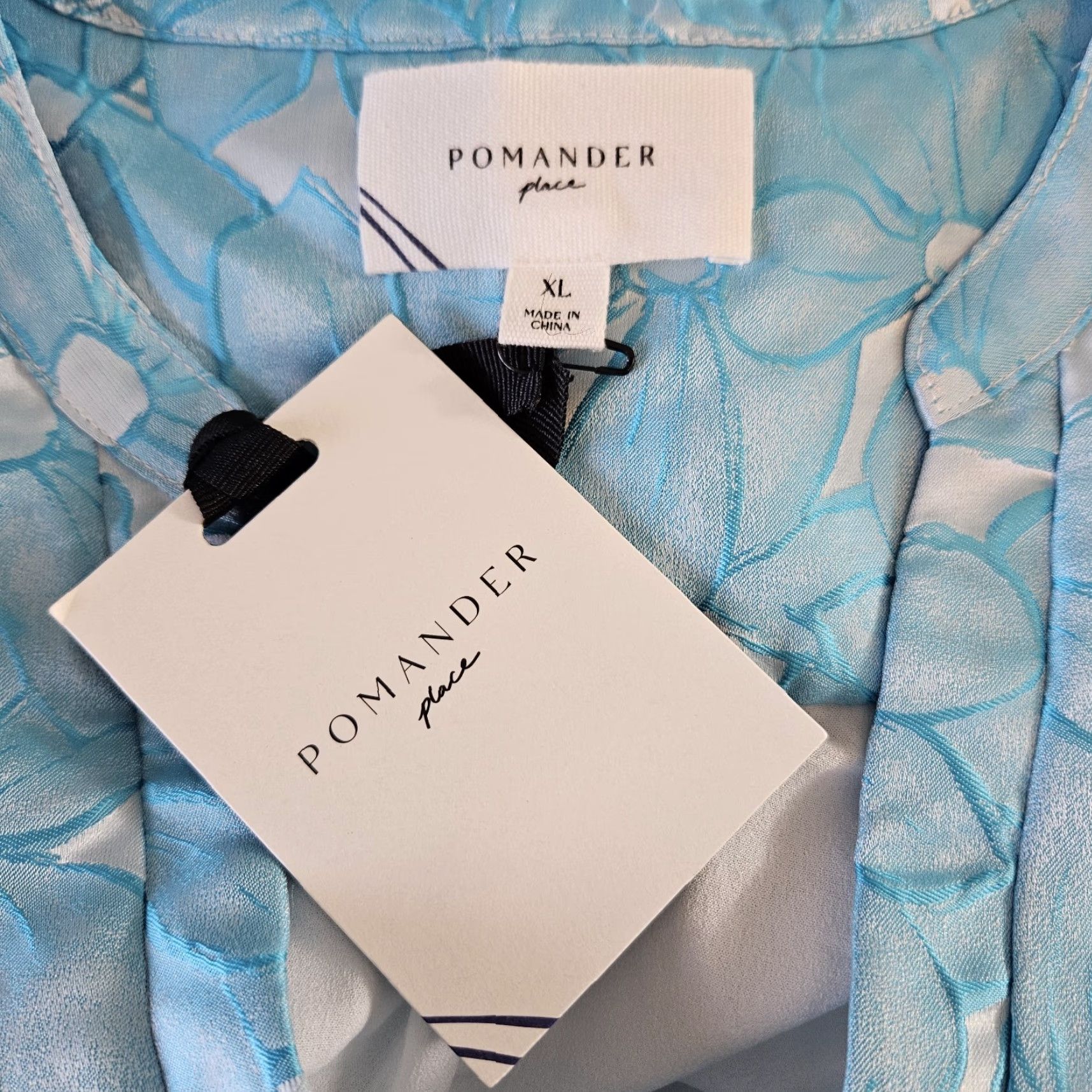 Vintage Pomander Place Dress Womens Kenzo Blue Daisy Jacquard Sz XL Size XL / US 12-14 / IT 48-50 - 6 Thumbnail
