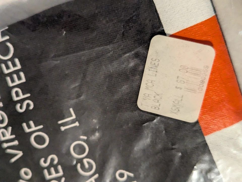 Virgil Abloh XS NEW Virgil Abloh x MCA Figures of Speech Tape Tee Black Size US XS / EU 42 / 0 - 4 Thumbnail