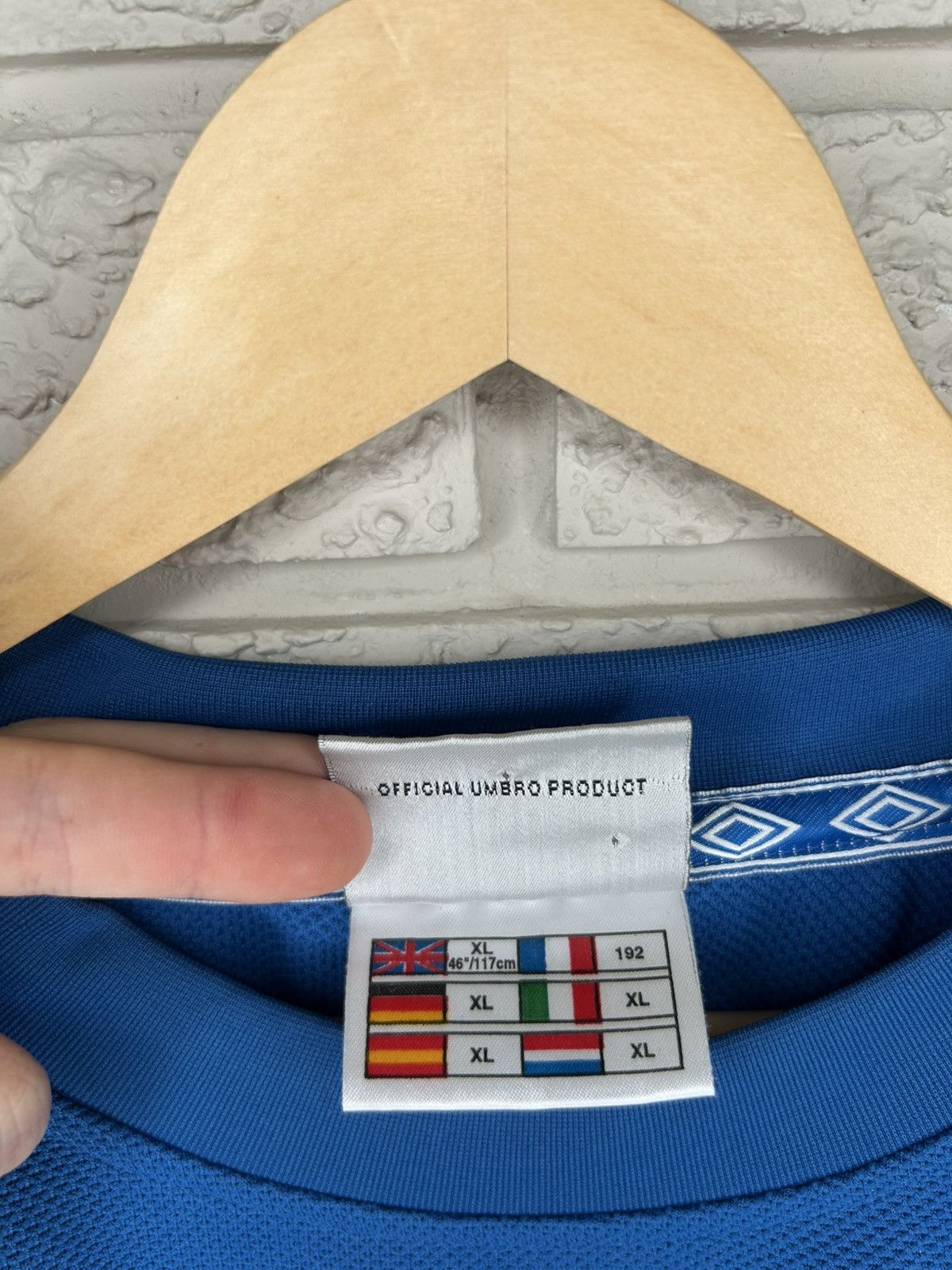 Umbro Vintage 90s Umbro Long Sleeve Jersey Sweater Size US XL / EU 56 / 4 - 11 Thumbnail