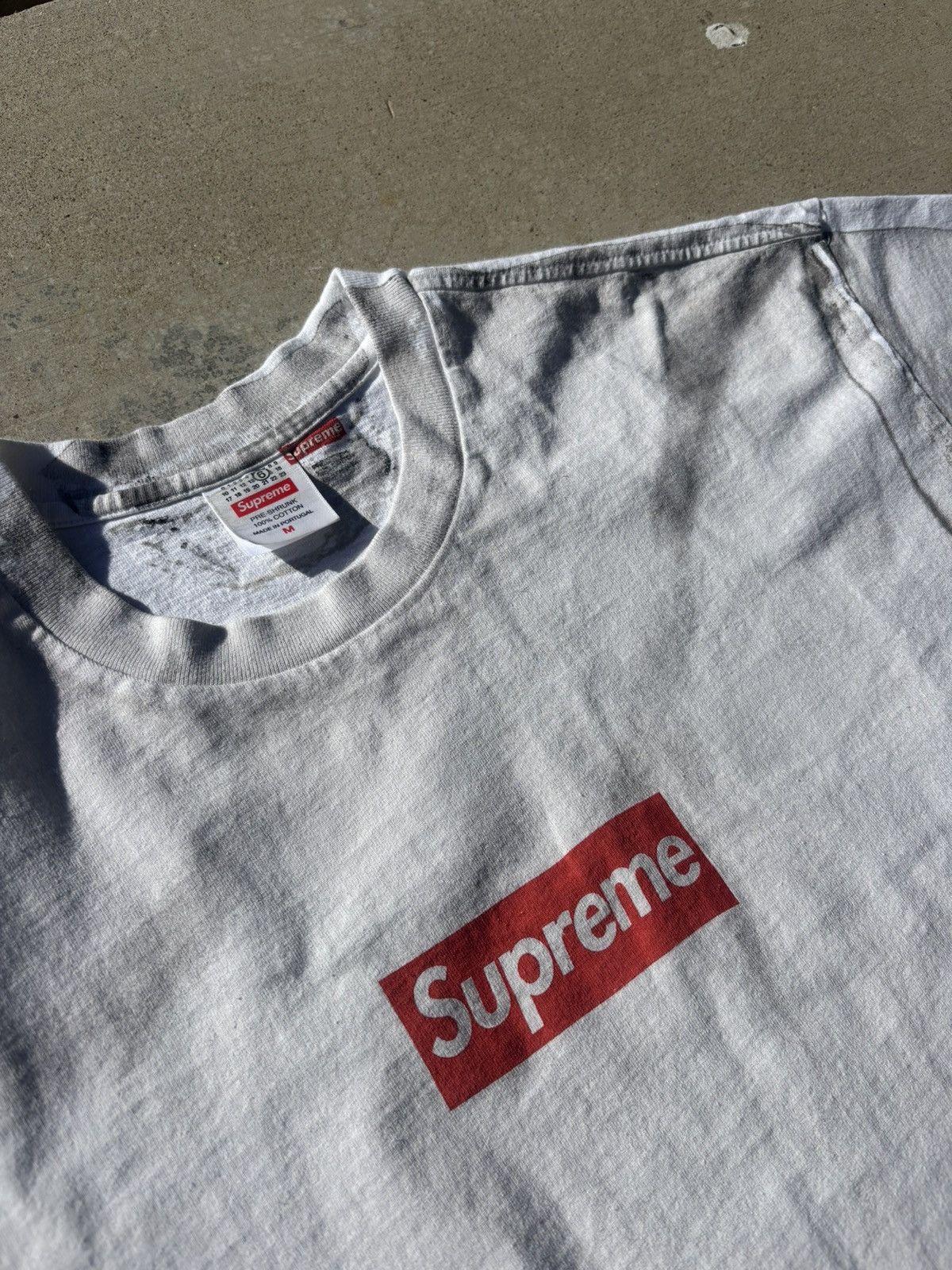 Maison Margiela × Supreme Supreme x Maison Margiela box logo tee Size US M / EU 48-50 / 2 - 2 Thumbnail