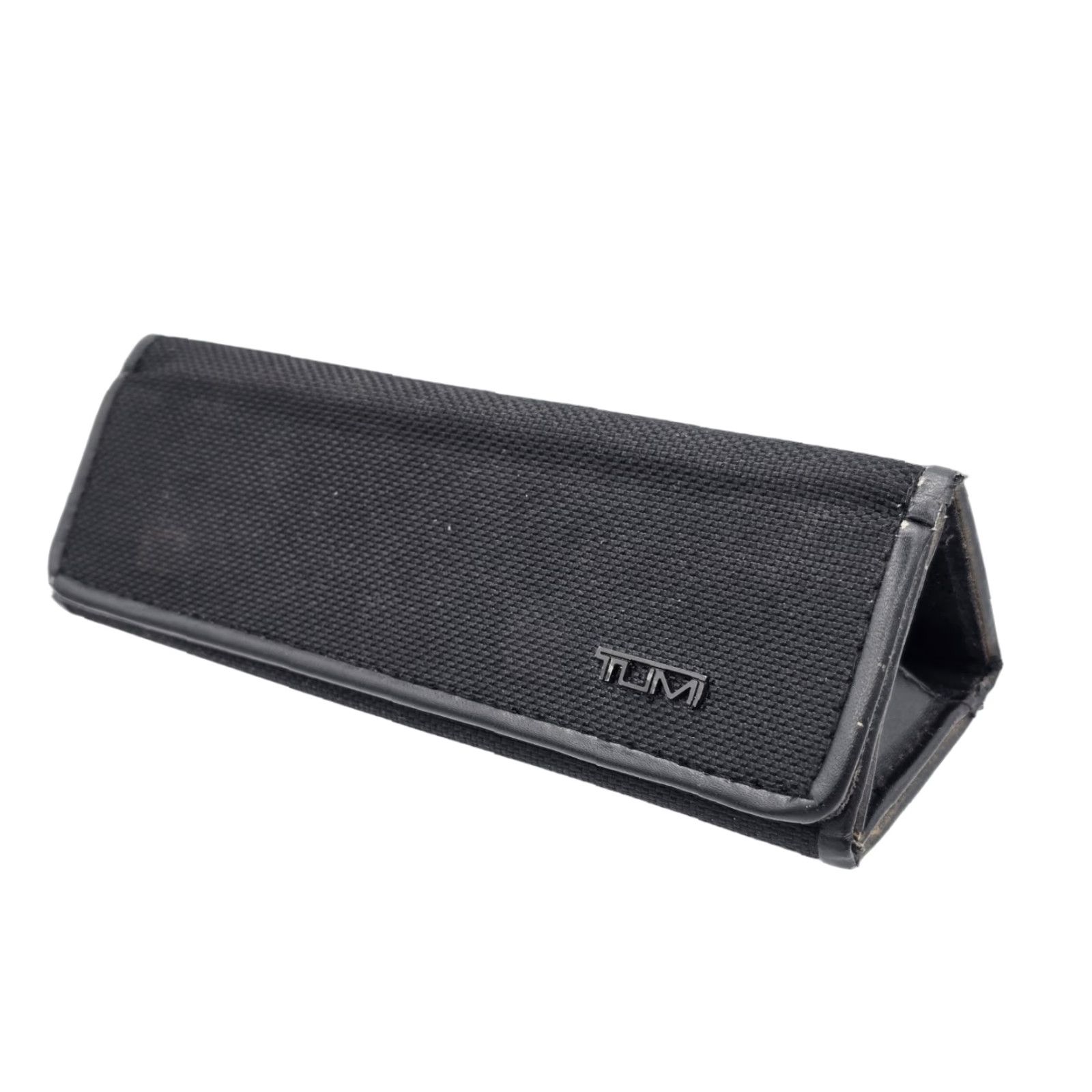 Tumi Tumi Glasses Case - Unisex Nylon Triangle Fold Up - Black - 2000s Vintage? Size ONE SIZE - 1 Thumbnail