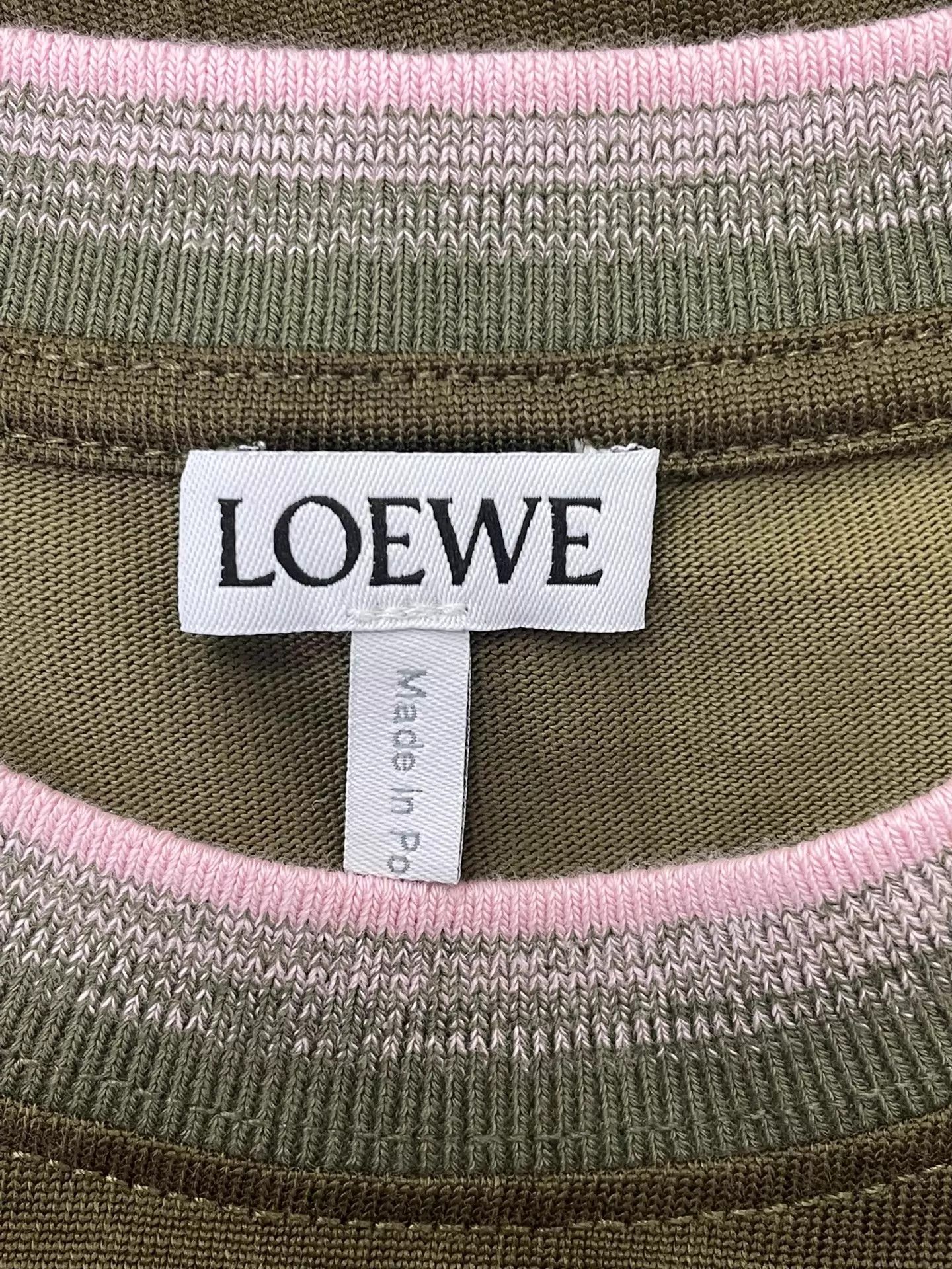 Loewe Loewe 26SS Colorblock Short Sleeve Tee M Size M / US 6-8 / IT 42-44 - 4 Thumbnail