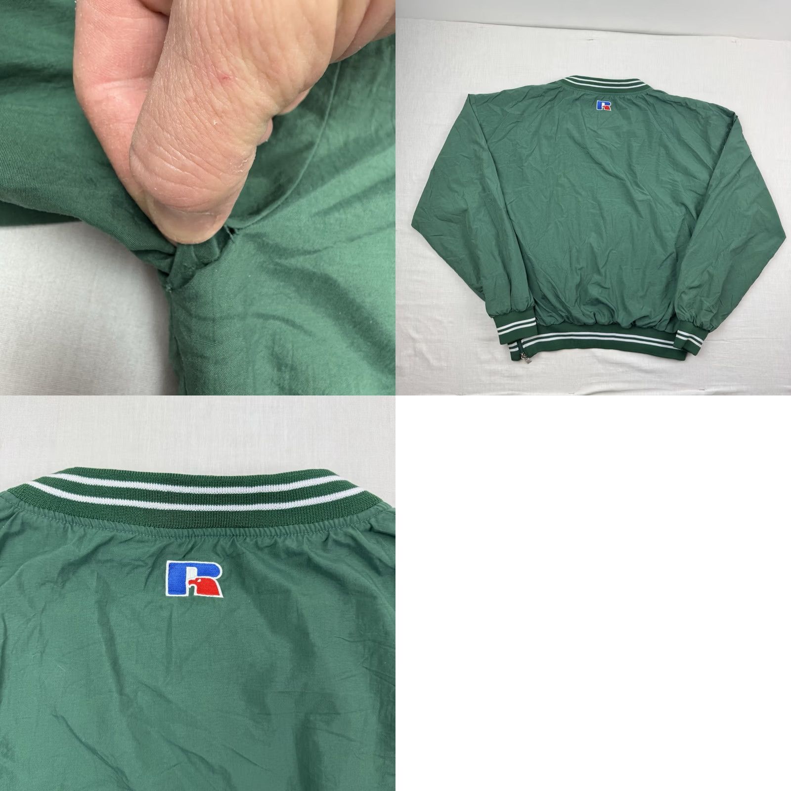 Reebok VINTAGE Reebok Jacket Windbreaker Adult L Green 90s Pockets Mens Size US L / EU 52-54 / 3 - 9 Thumbnail