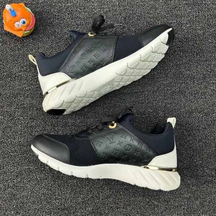Louis Vuitton Louis Vuitton Classic Black Low-Top Running Shoes -2508 Size US 5.5 / EU 38 - 3 Thumbnail