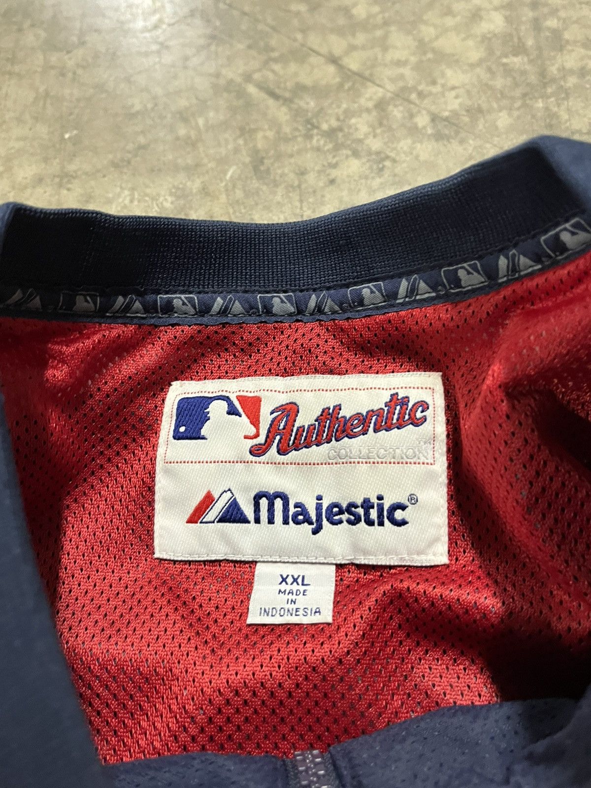 Vintage Boston Red Sox vintage majestic light weight pull over 90s Size US XXL / EU 58 / 5 - 7 Thumbnail