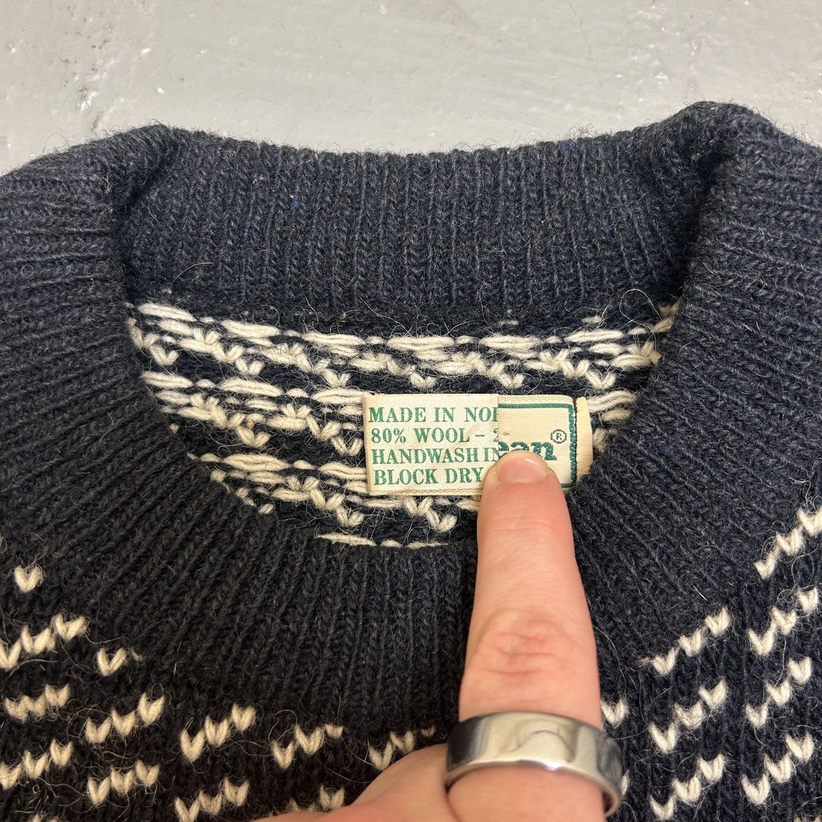 L.L. Bean Vintage L.L. Bean Wool Sweater – Made in Norway (Men’s M) Size US M / EU 48-50 / 2 - 5 Thumbnail