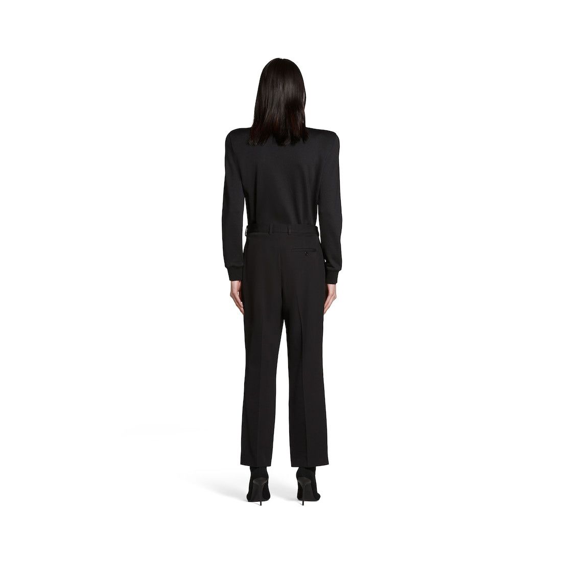 Balenciaga o1bcso1str1025 Cropped Pants in Black Size 27" / US 4 / IT 40 - 3 Thumbnail