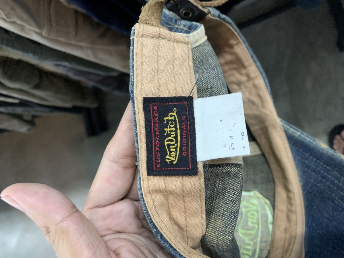 Christian Audigier × Von Dutch Von Dutch Distress Denim Inspired Travis Scott Trucker Cap Size ONE SIZE - 10 Thumbnail