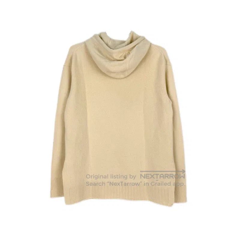 Fendi Fendi Double F Drawstring Hooded Cashmere Sweater, Off-Whi Size XS / US 0-2 / IT 36-38 - 2 Thumbnail