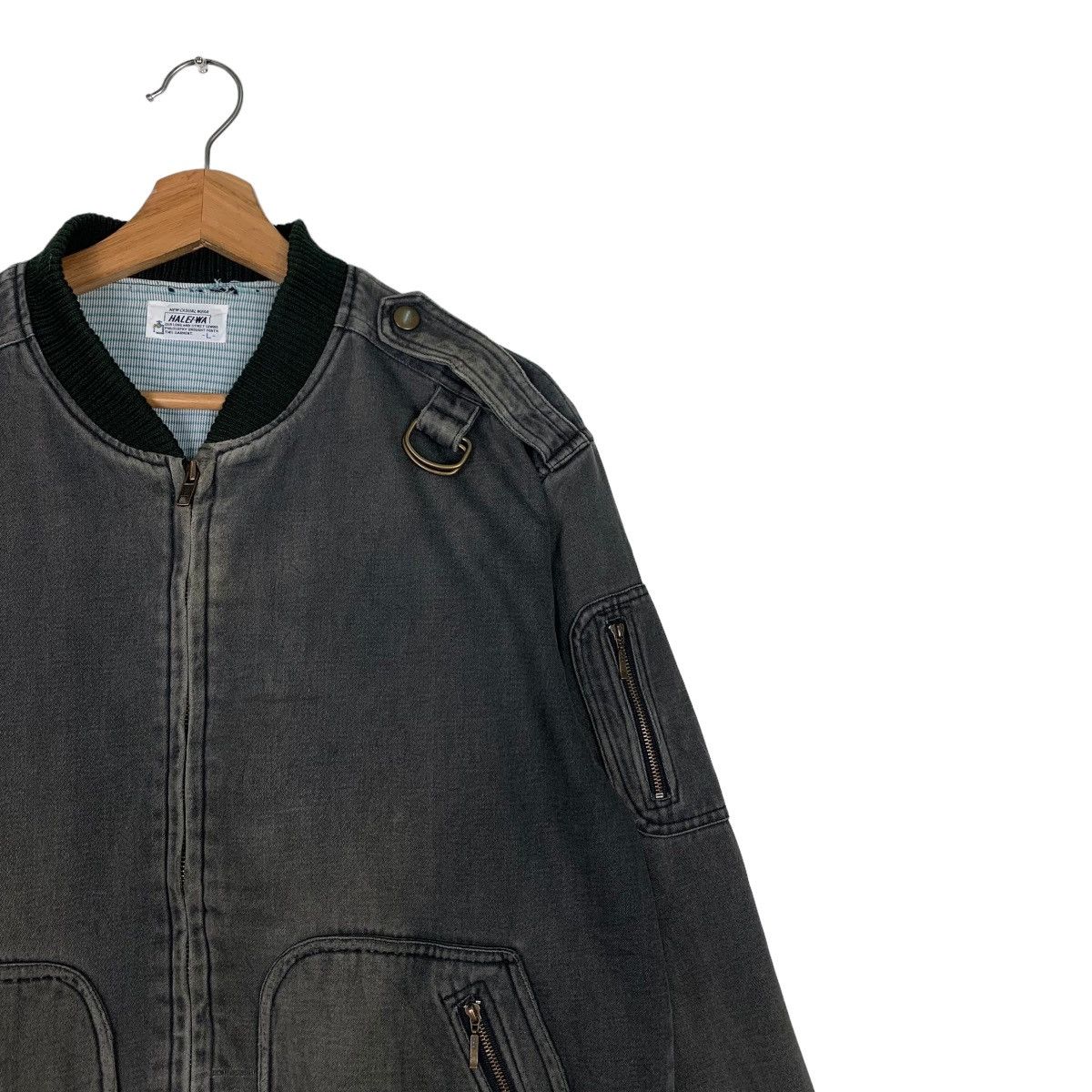 Japanese Brand HALEI-WA Casual Wear Bomber Jacket #0222-C10 Size US L / EU 52-54 / 3 - 6 Thumbnail