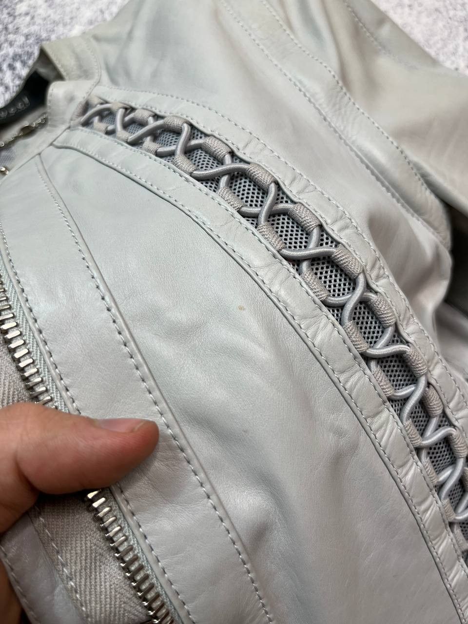 Gucci Archival Gucci by Tom Ford 2-in-1 Leather Jacket Vest Size S / US 4 / IT 40 - 22 Thumbnail