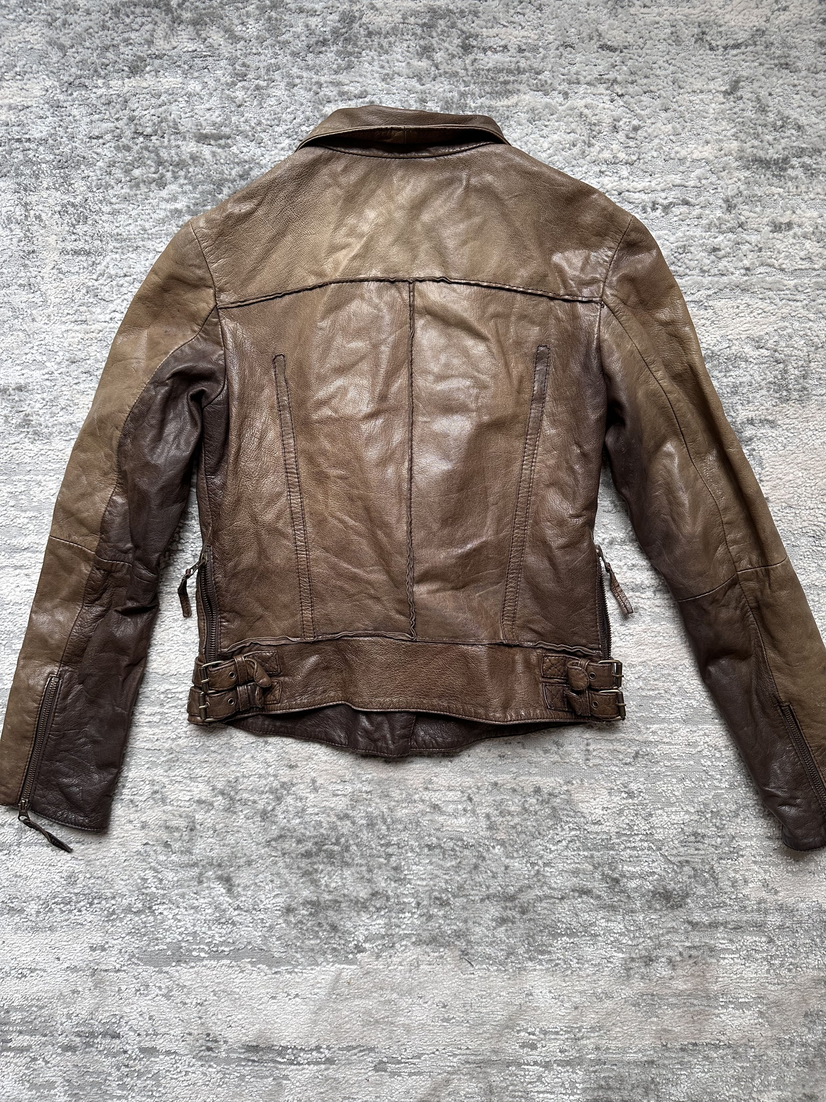 Allsaints Allsaints distressed leather jacket Size L / US 10 / IT 46 - 10 Thumbnail