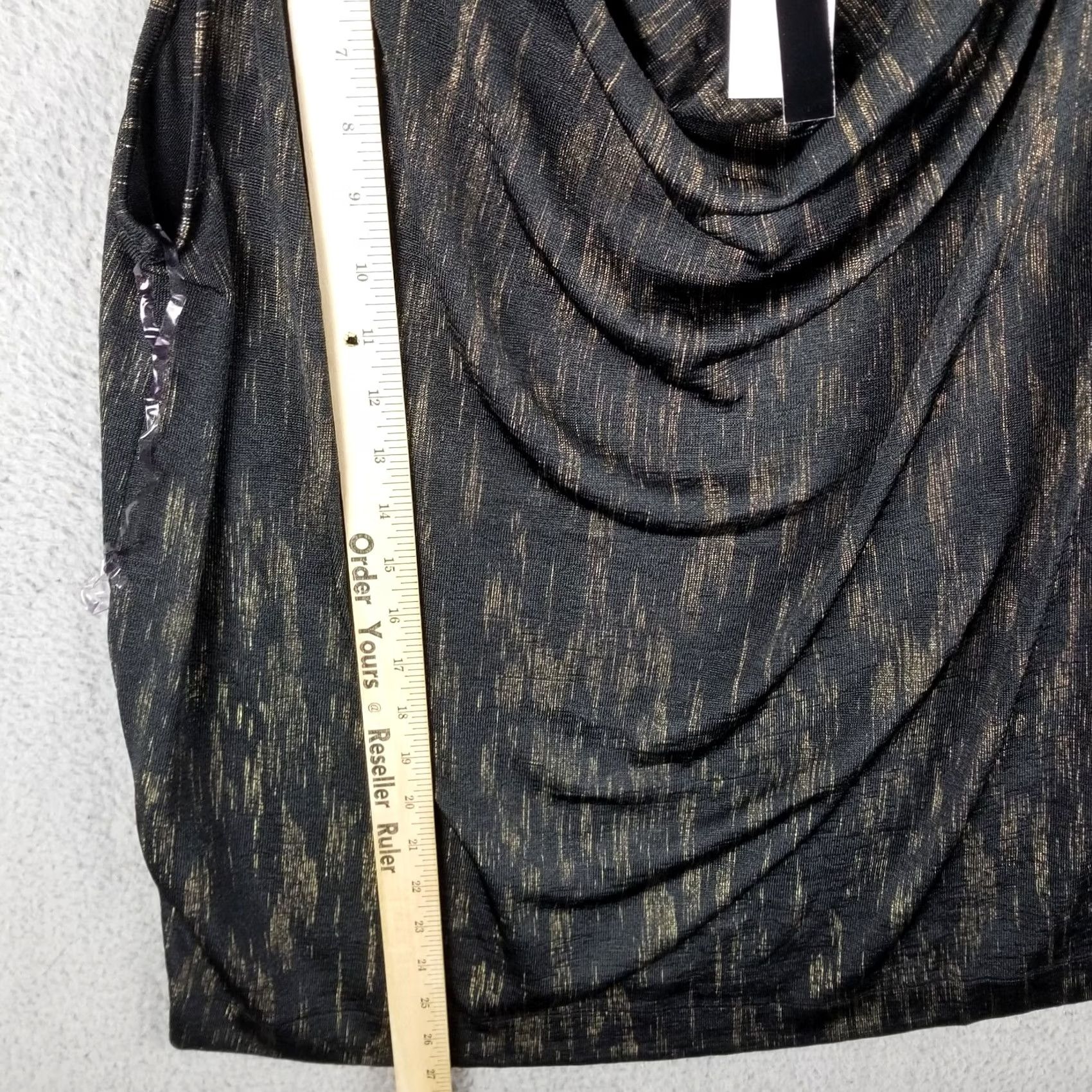 Vintage Grace Black Top Tunic Blouse Sleeveless Plus 2X Lace Embroidered Boho Casual Womens Size XXL / US 16-18 / IT 52-54 - 4 Thumbnail