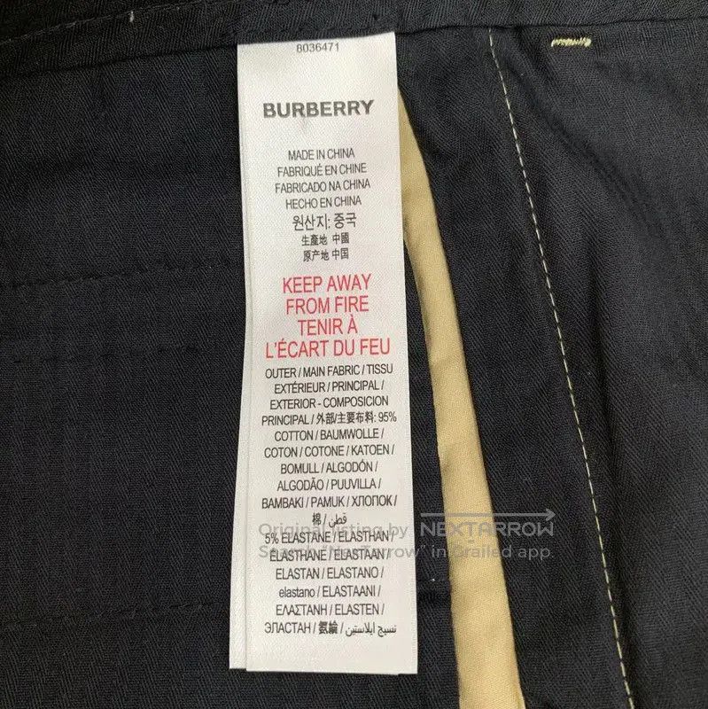 Burberry Burberry Brown Cotton Casual Pants. Size 23" - 6 Thumbnail
