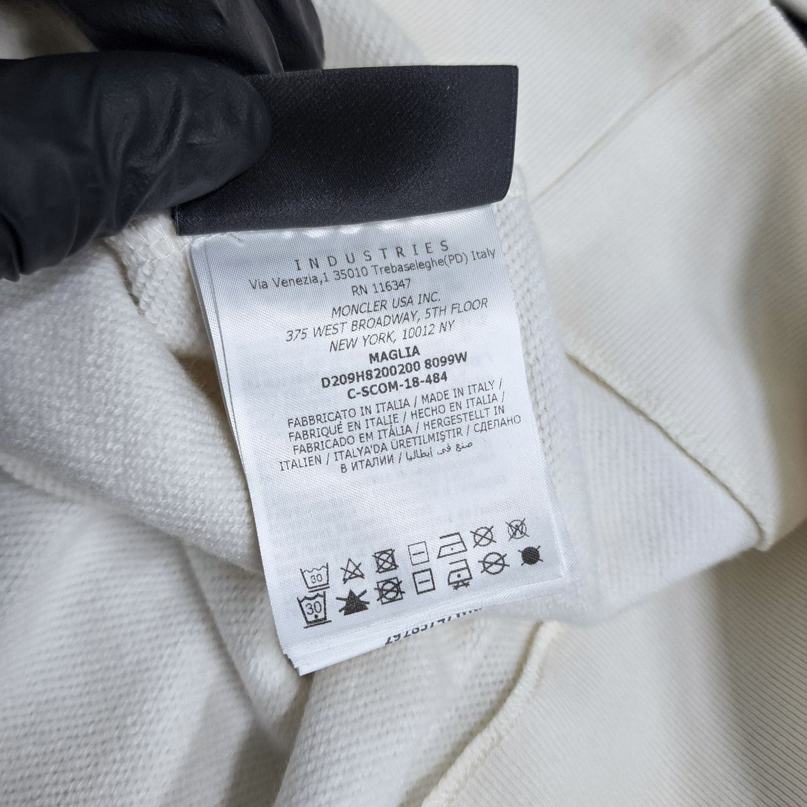 Moncler Moncler x Craig Green Logo Box Hoodie White | MSRP $795 Size US S / EU 44-46 / 1 - 8 Thumbnail