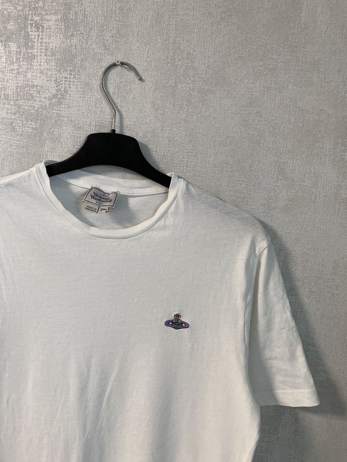 Vivienne Westwood 👀VIVIENNE WESTWOOD LOGO T-SHIRT WHITE Size US M / EU 48-50 / 2 - 2 Thumbnail
