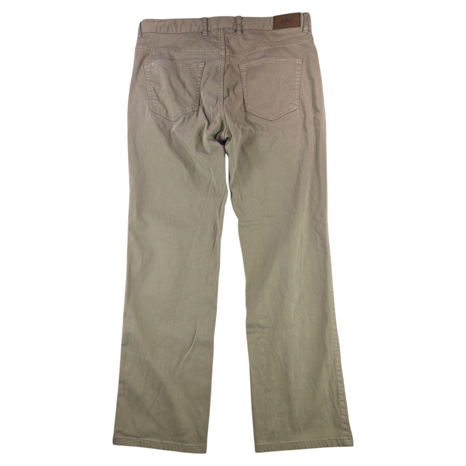 Peter Millar Peter Millar | Tan Ultimate Sateen 5 Pocket Pants | 33 inch Size US 33 - 3 Thumbnail
