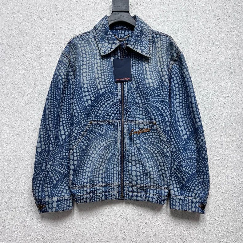Louis Vuitton Louis Vuitton Kusama Pumpkin Denim Jacket Size US S / EU 44-46 / 1 - 1 Thumbnail