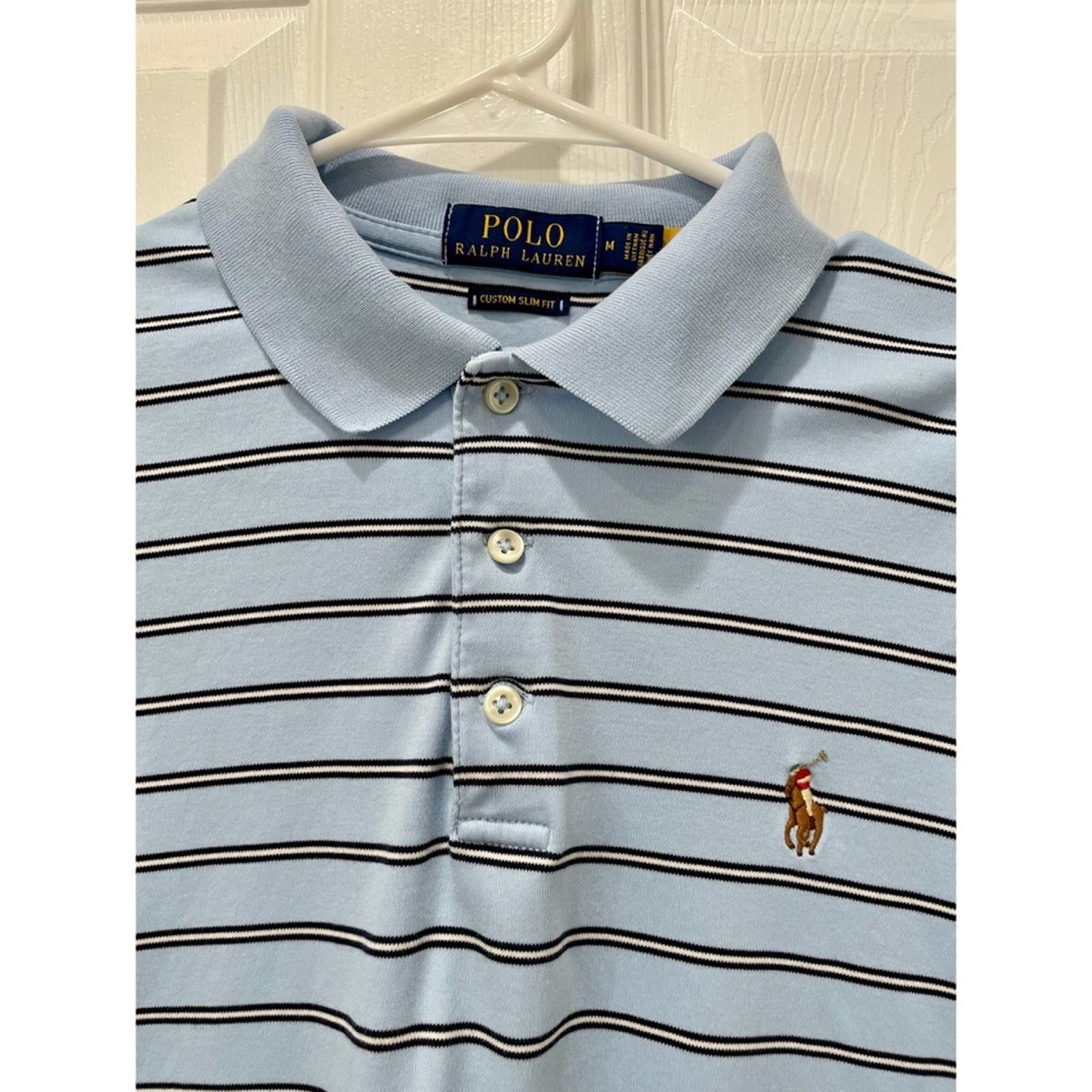 Polo Ralph Lauren Polo Ralph Lauren Men's Custom Slim-Fit Polo Shirt S Size US S / EU 44-46 / 1 - 3 Thumbnail
