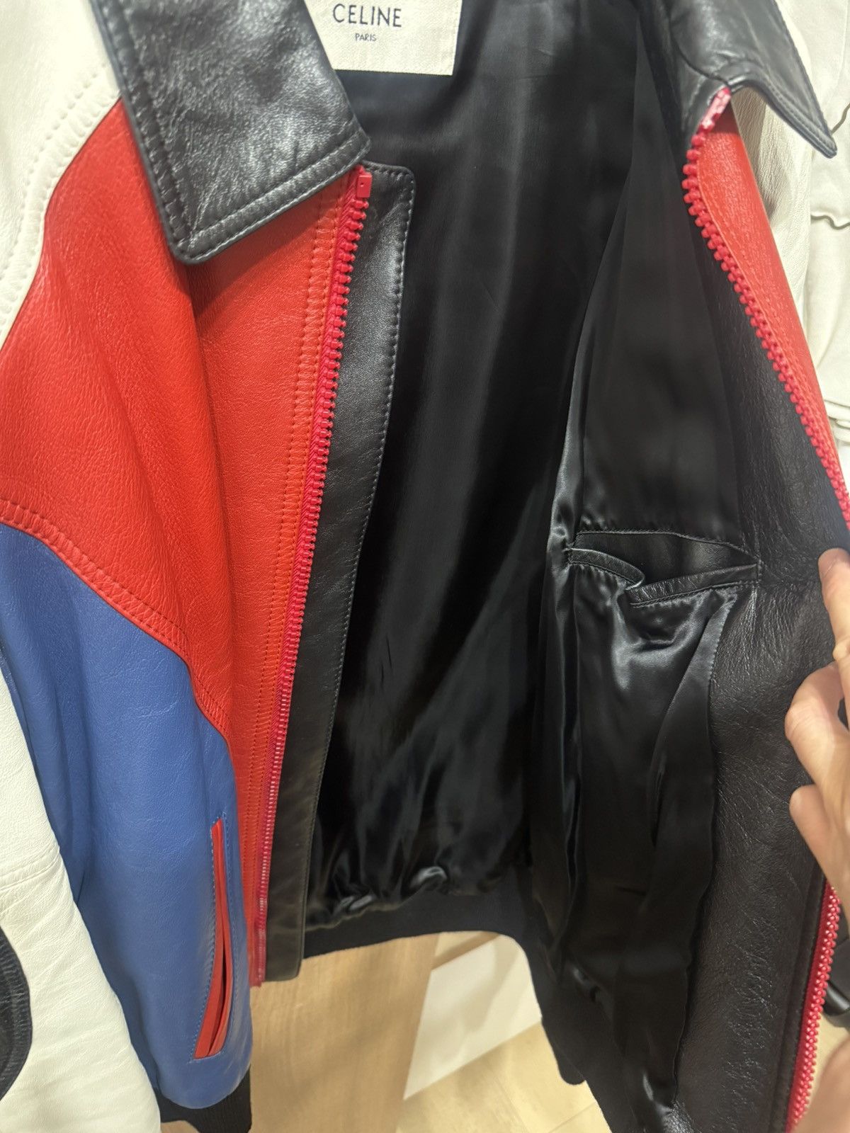 Celine Celine SS21 leather biker jacket EU 52 Size US L / EU 52-54 / 3 - 5 Thumbnail