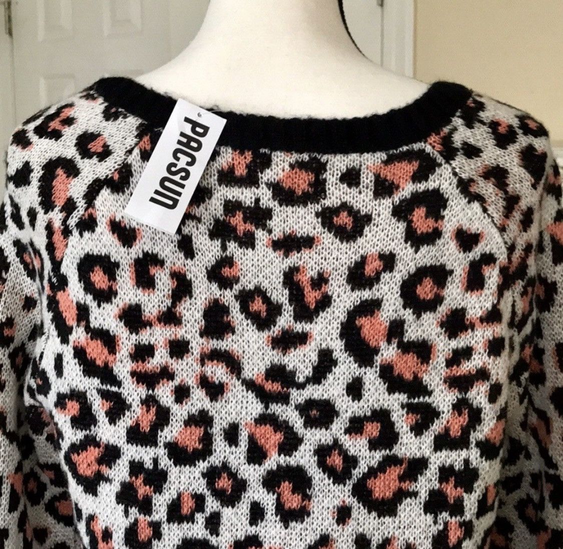 Kirra KIRRA PACSUN LEOPARD ANIMAL PRINT KNIT PULLOVER SWEATER Size S / US 4 / IT 40 - 9 Thumbnail