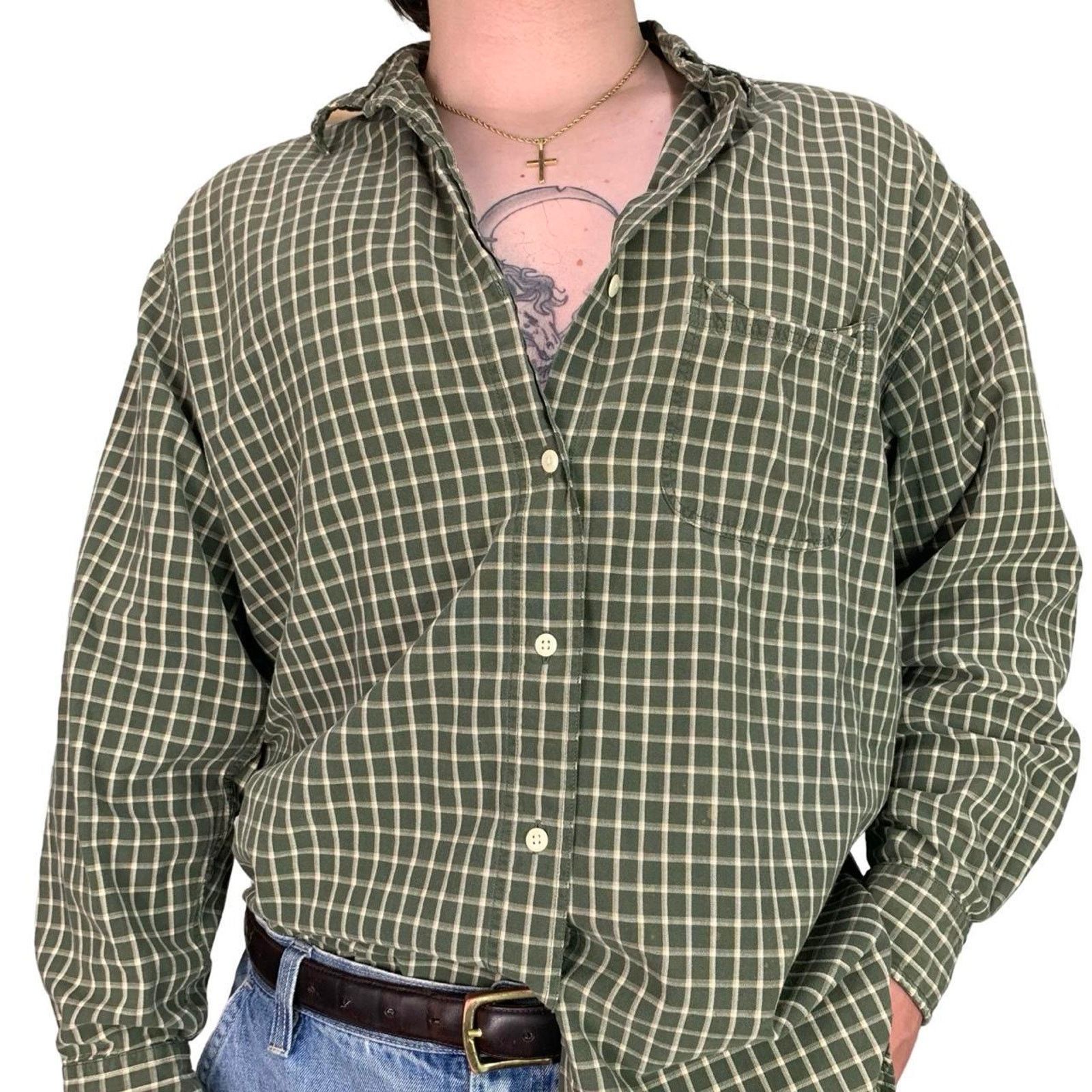 Abercrombie & Fitch × Vintage Vintage Abercrombie & Fitch Plaid Striped Button Up Shirt Size US L / EU 52-54 / 3 - 1 Thumbnail