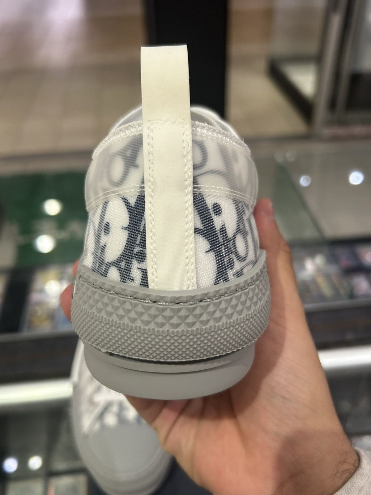 Dior Dior B23 low dior oblique white grey Size US 10 / EU 43 - 3 Thumbnail