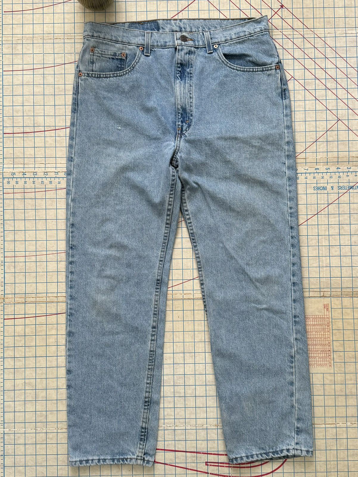 Levi's × Levi's Vintage Clothing × Vintage Levi’s 505 Light Stonewash Vintage Jeans Fits 36 Regular Fit Size US 36 / EU 52 - 1 Thumbnail