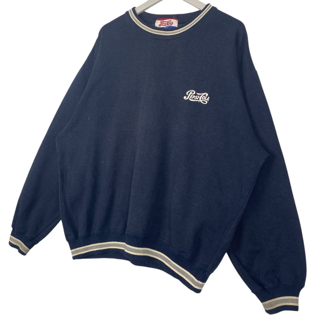 Other Vintage PepsiCola Sweatshirt Crewneck Small Logo Embroidery Size US L / EU 52-54 / 3 - 2 Thumbnail