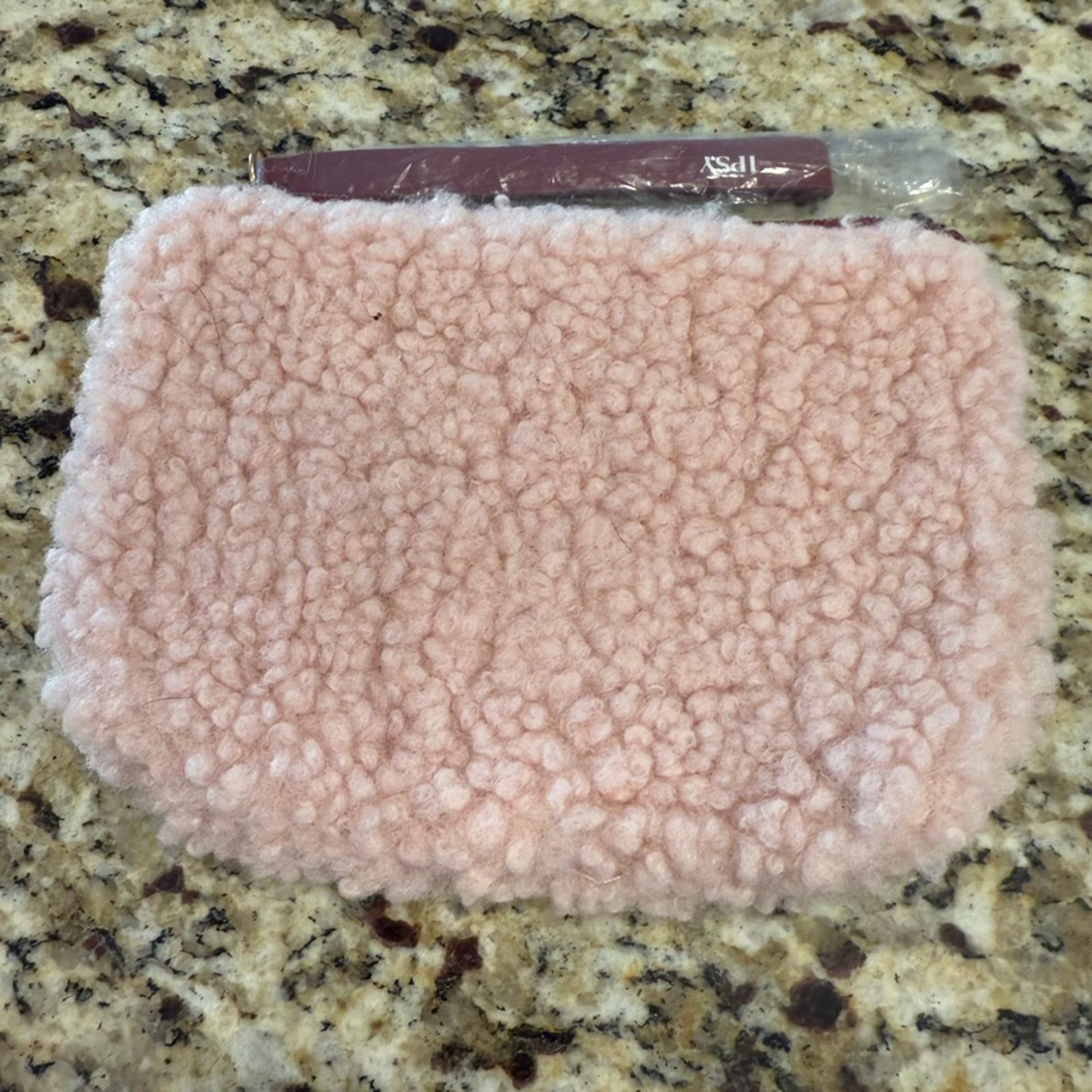 Other Ipsy light pink fuzzy mini bag Size ONE SIZE - 1 Thumbnail