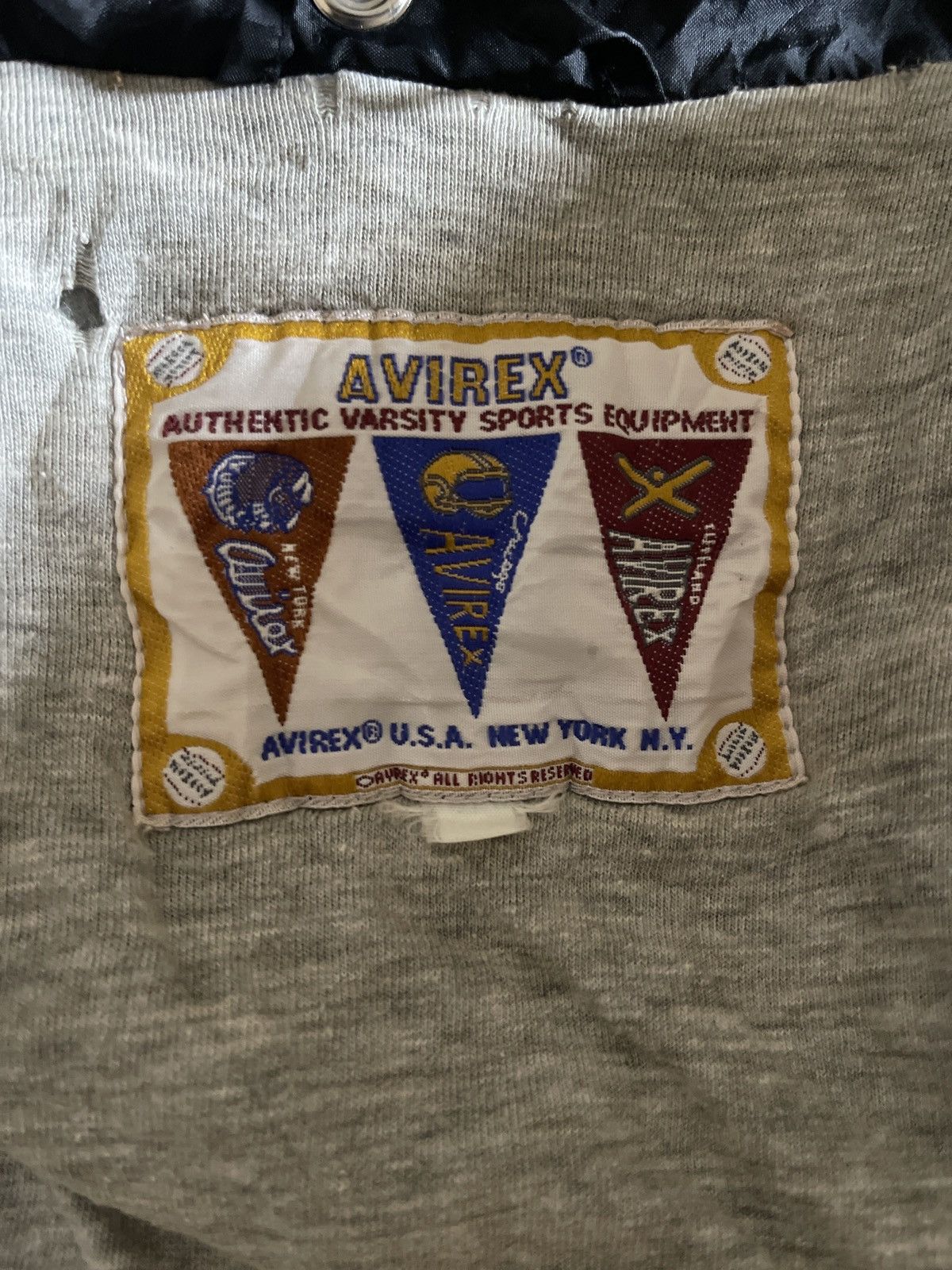 Vintage Vintage avirex varsity jacket Size US XL / EU 56 / 4 - 3 Thumbnail