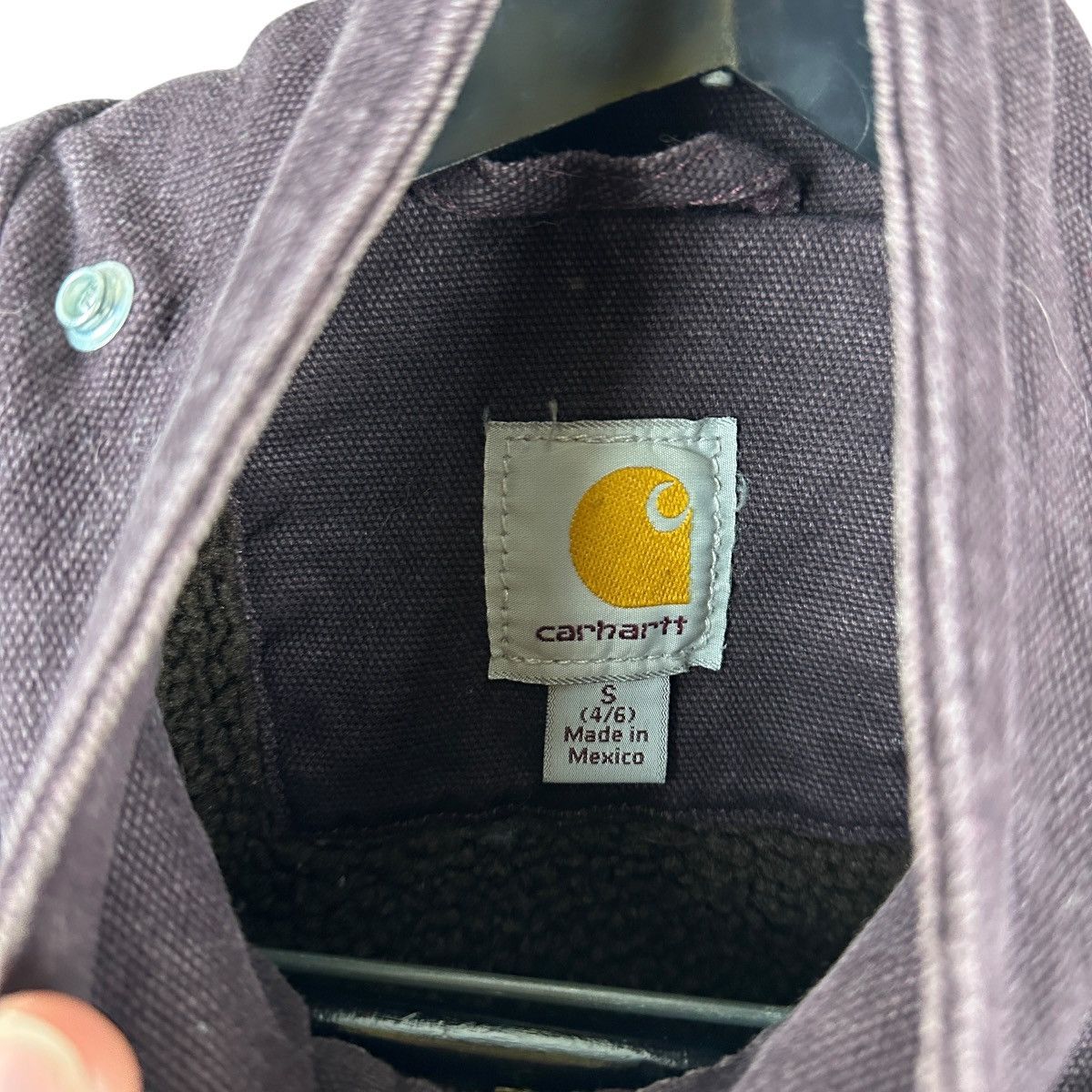Carhartt × Vintage Vintage Y2K Women’s Carhartt Sherpa Lined Jacket Size S / US 4 / IT 40 - 10 Thumbnail