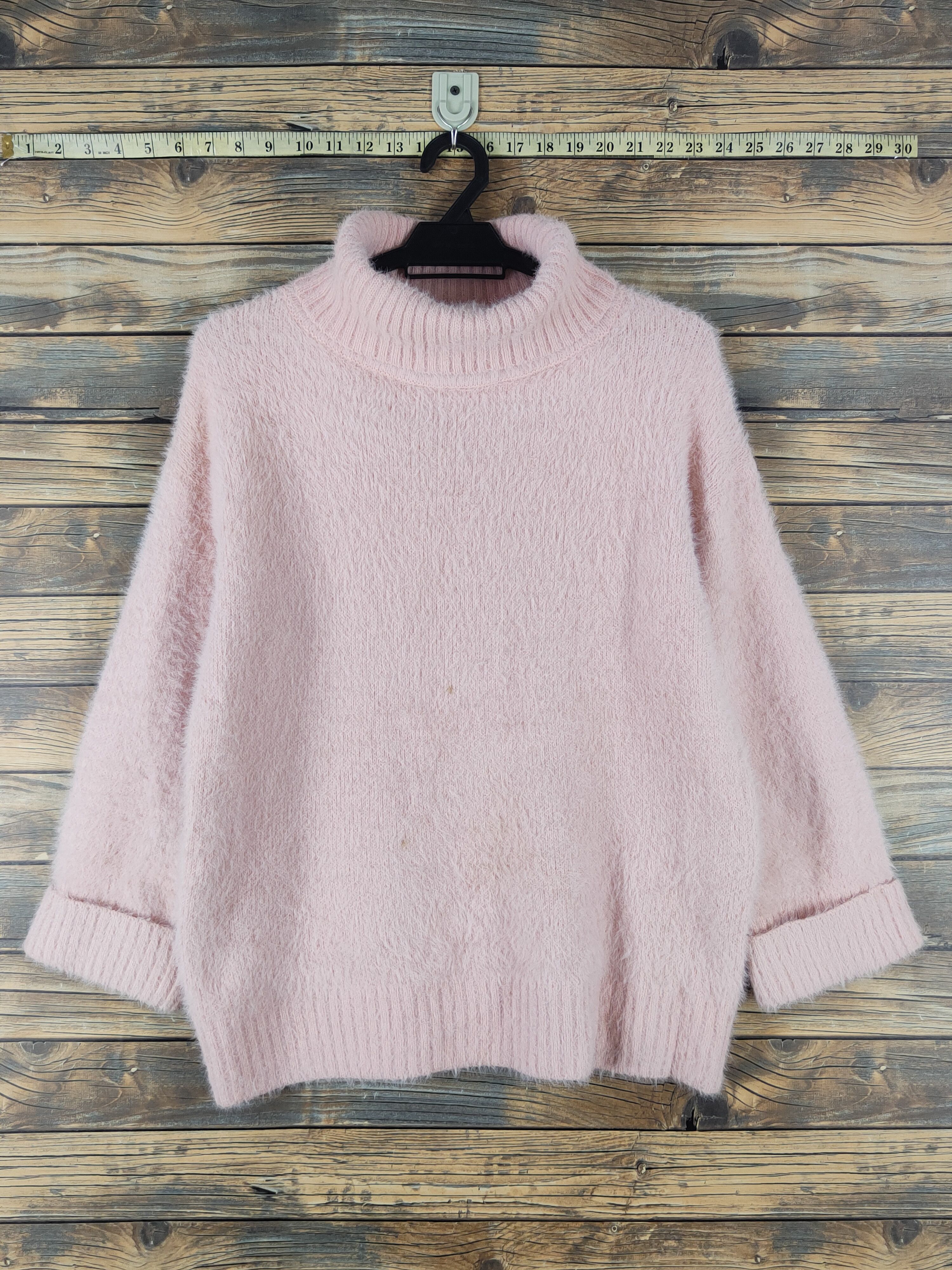 Japanese Brand L'eccove Peach Shag Shaggy Fur Mohair Knitwear #W1634 Size M / US 6-8 / IT 42-44 - 1 Thumbnail