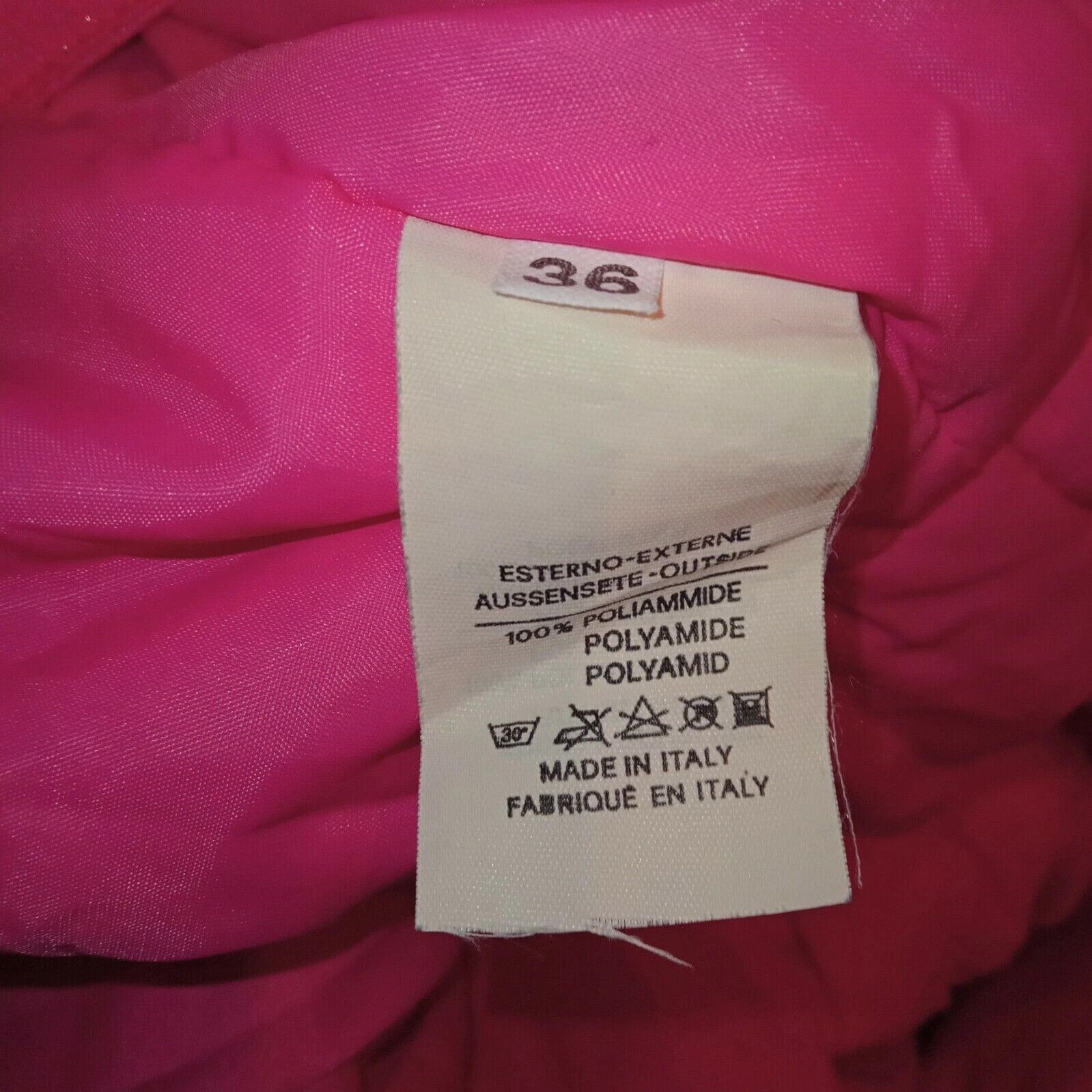 Other Vintage 80s Neon Pink One Piece Ski Suit Snowsuit Sz 36 Size XS / US 0-2 / IT 36-38 - 9 Thumbnail