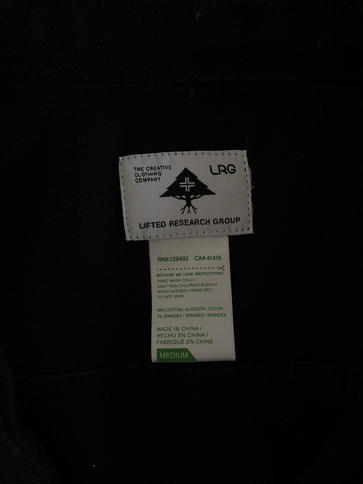 LRG LRG Black Denim Trucker Jacket Size US M / EU 48-50 / 2 - 4 Thumbnail