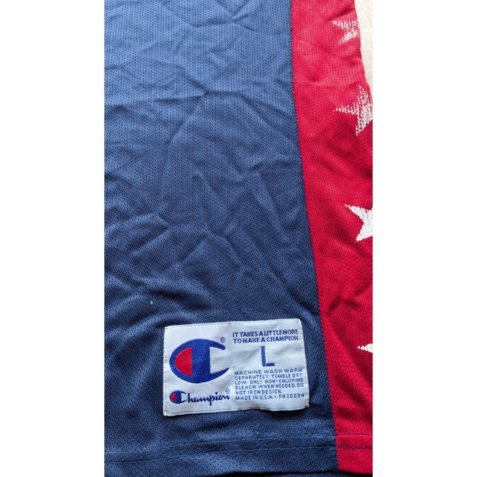 Champion × NBA × USA Olympics Atlanta 1996 Olympic DREAM Team USA Basketball jersey L vtg Size US L / EU 52-54 / 3 - 5 Thumbnail