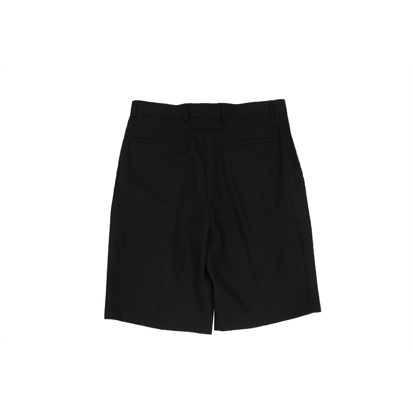 Givenchy Pleated Shorts Black Wool Blend Size US 34 / EU 50 - 8 Thumbnail