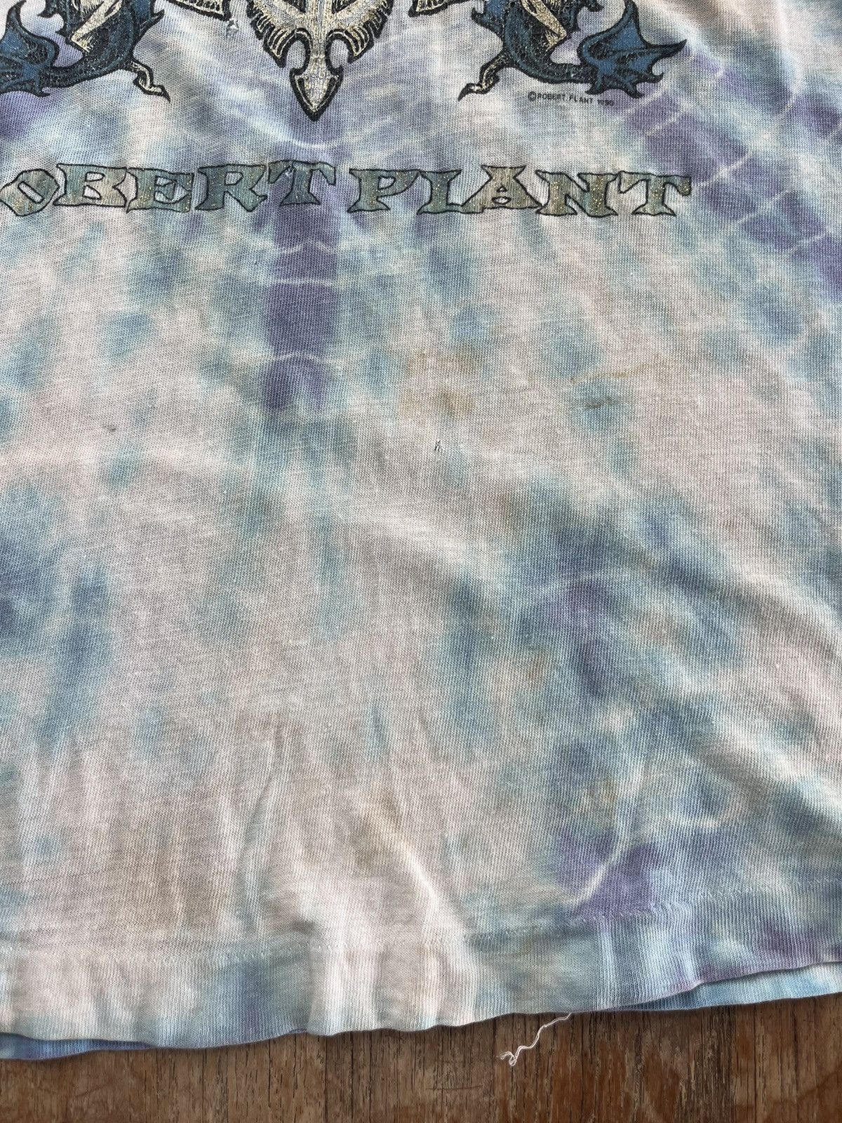 Band Tees Vintage ROBERT PLANT 1990’s tie-dye Tshirt Size US L / EU 52-54 / 3 - 11 Thumbnail