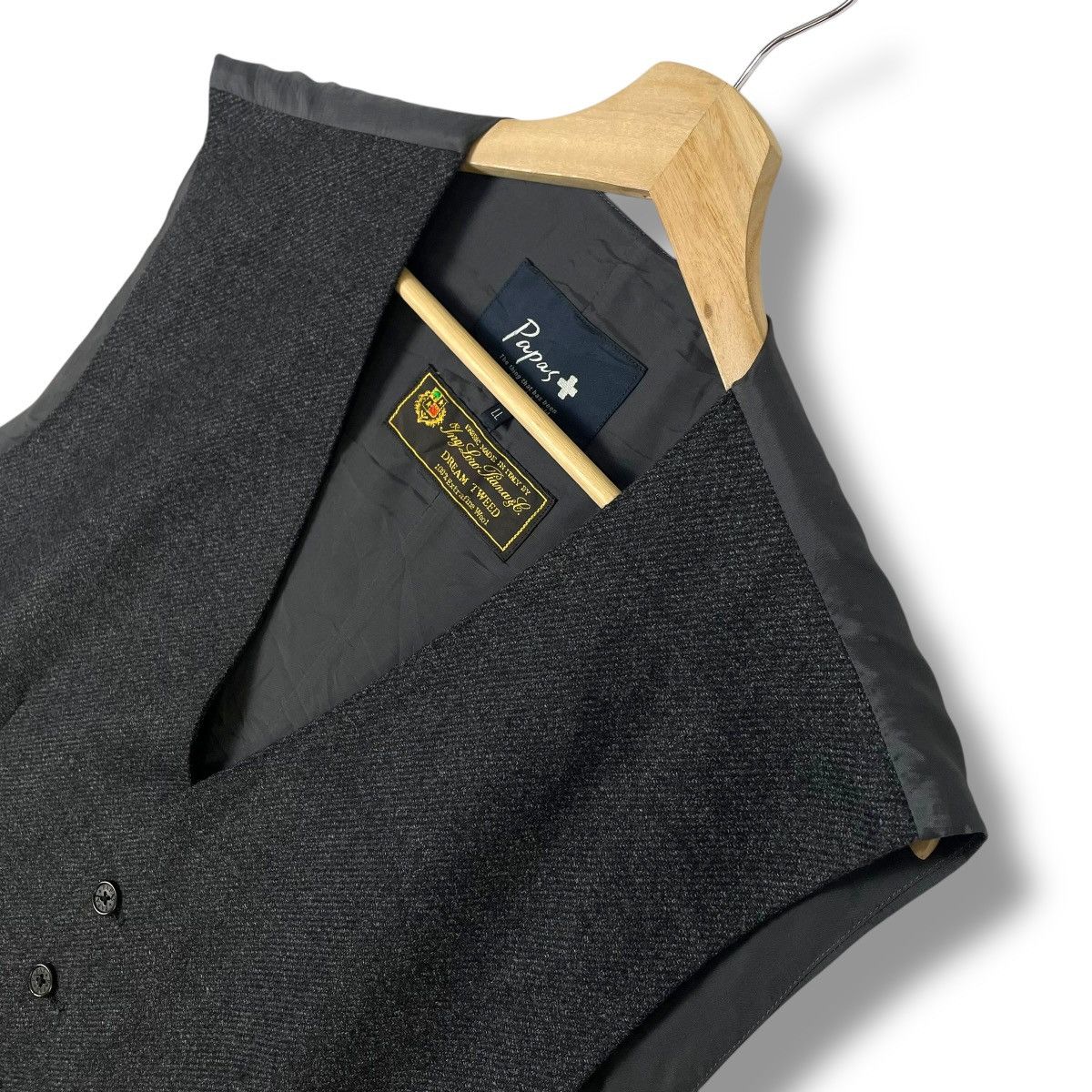 Loro Piana PAPAS LORO PIANA DREAM TWEED WOOL EXTREME VEST Size US XL / EU 56 / 4 - 5 Thumbnail