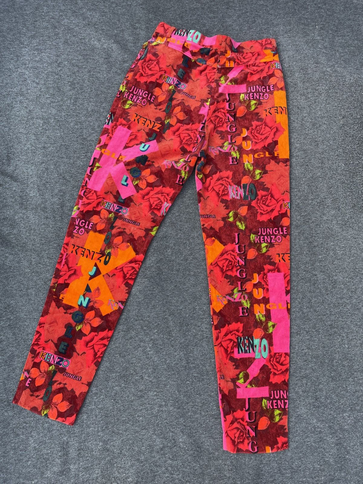 Kenzo rare kenzo jungle rose velvet Size 28" / US 6 / IT 42 - 2 Thumbnail