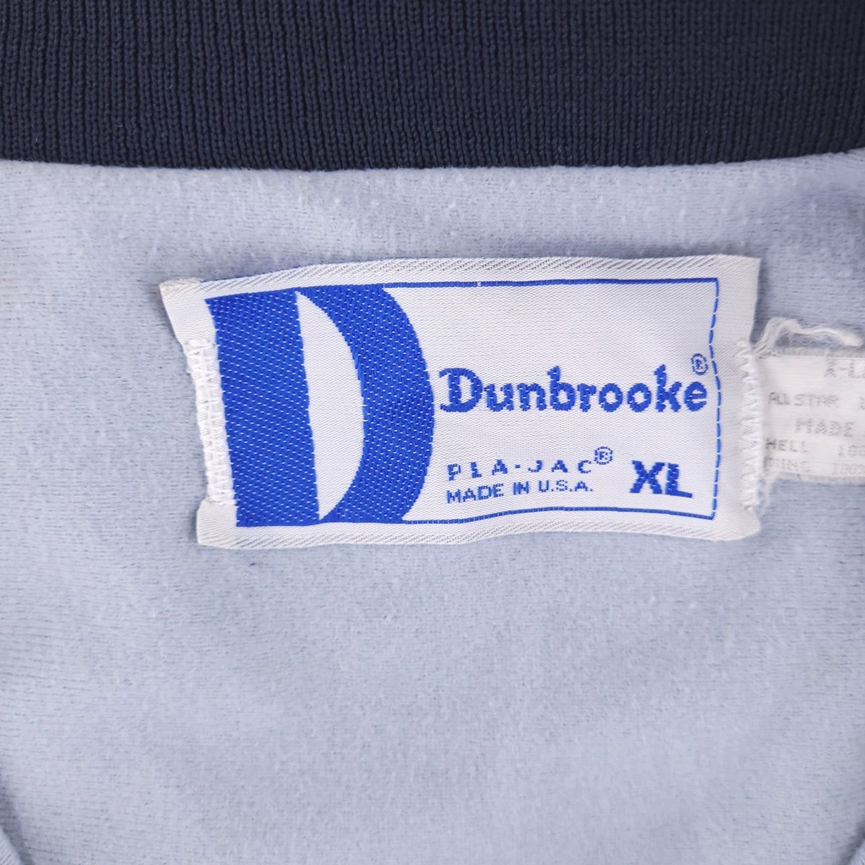 Dunbrooke VINTAGE Dunbrooke Jacket Mens XL Satin Navy Nylon Bomber Blue Firefighter Varsity Jacket Mens XL Size US XL / EU 56 / 4 - 3 Thumbnail